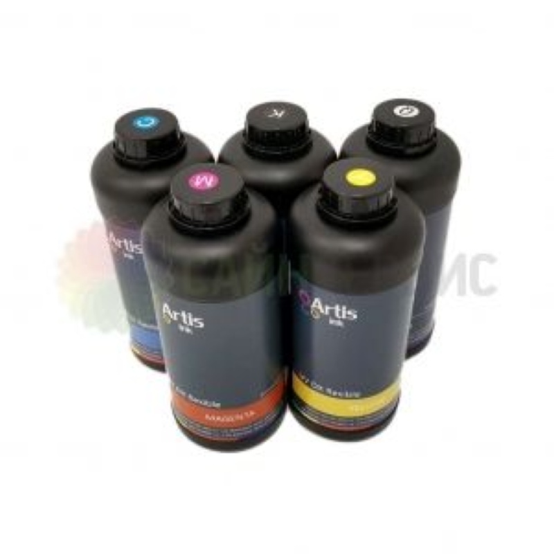 УФ чернила Artis ink - UV-led DX flexible - CYAN 1л