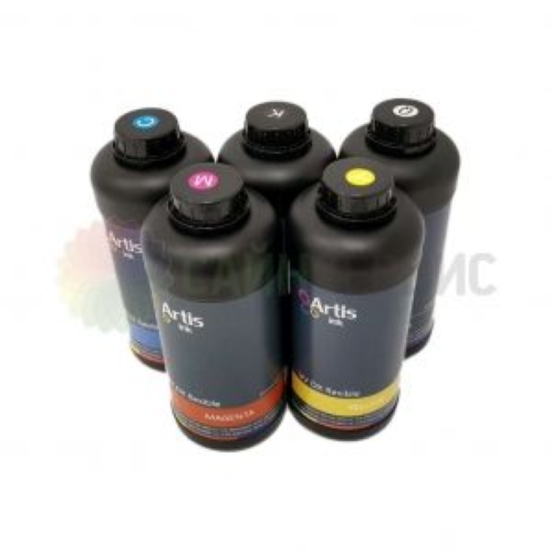 УФ чернила Artis ink - UV-led DX flexible - BLACK 1л