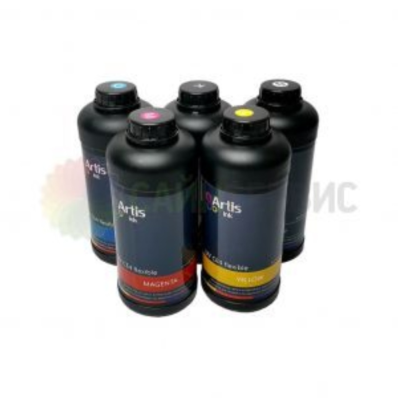УФ чернила Artis ink - UV-led CE4 flexible - CYAN 1л