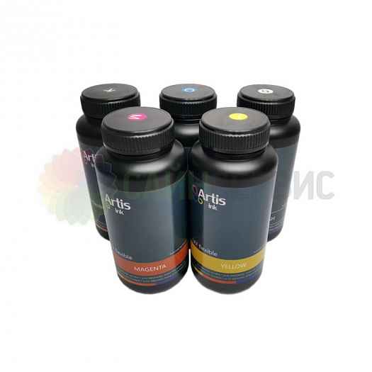 УФ чернила Artis ink - UV flexible - BLACK 1л фото